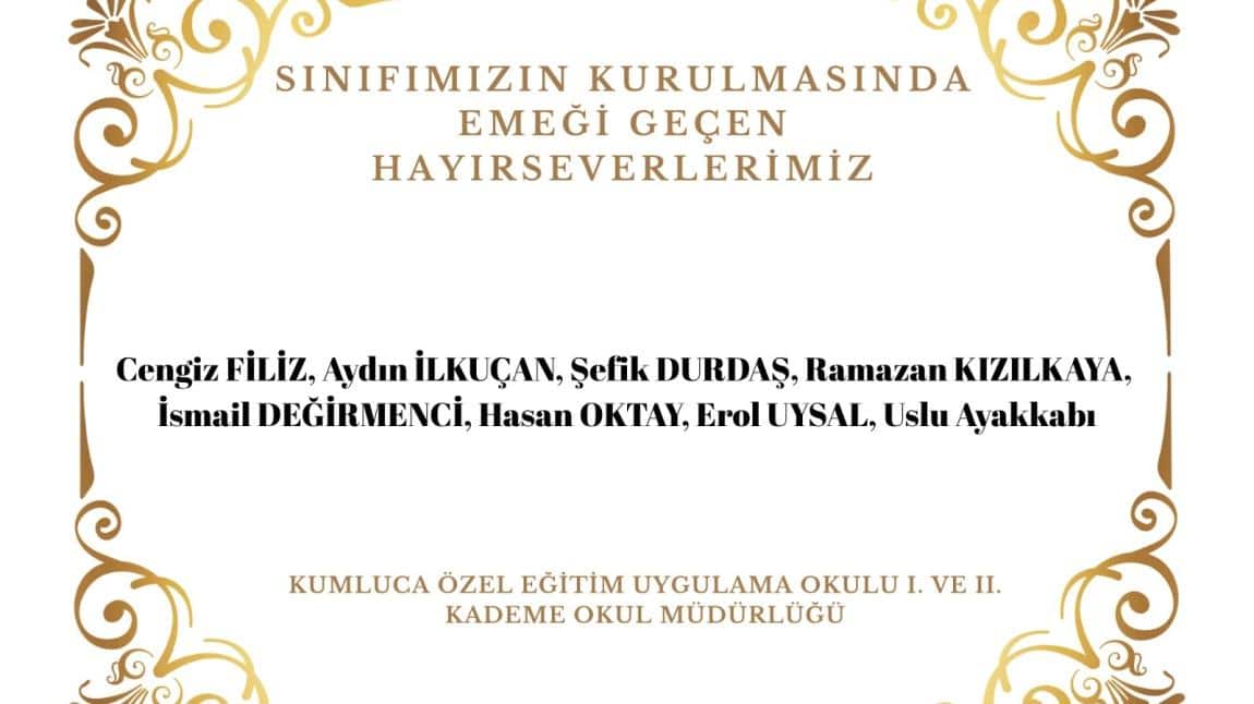 HAYIRSEVERLERİMİZ